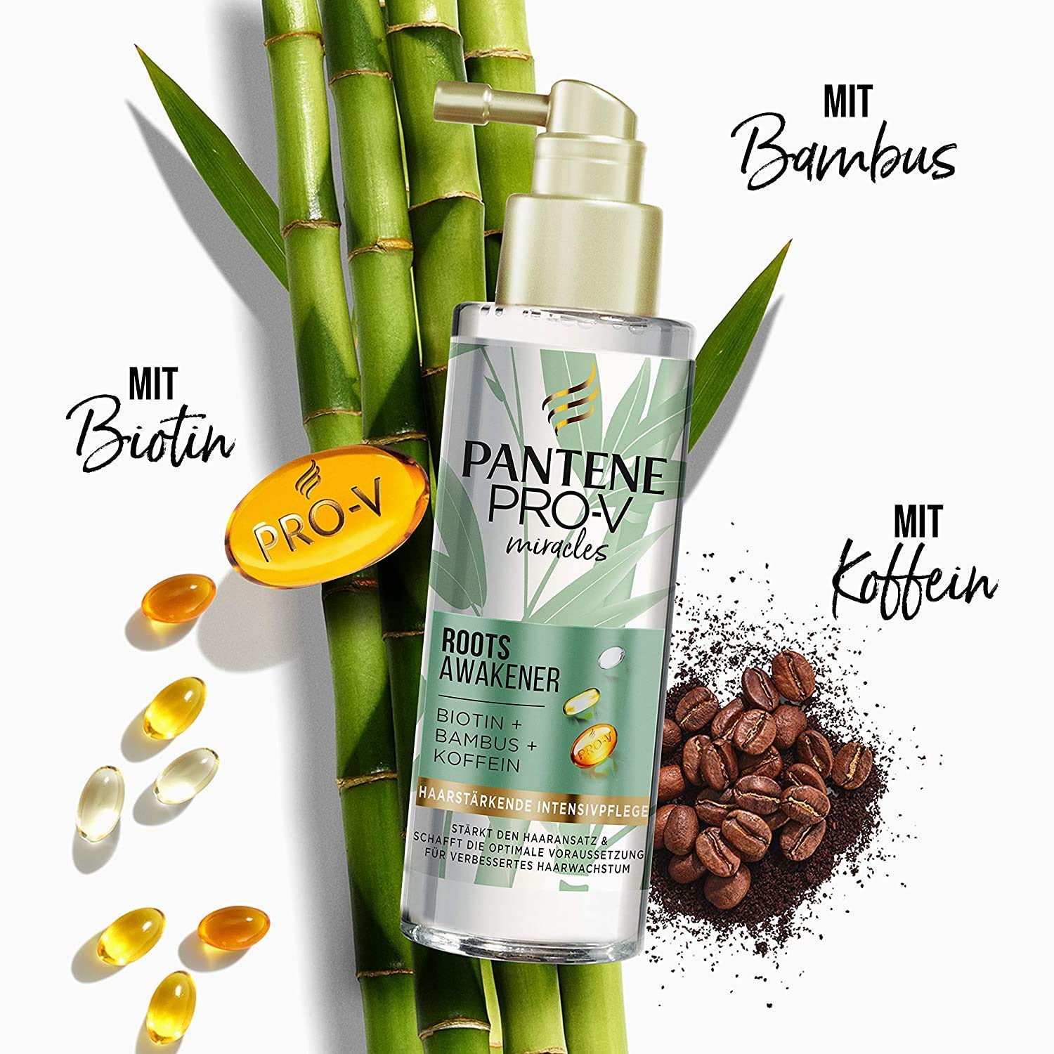 Pantene Pro-V Miracles Root Awakener Biotin + Bambus + Koffein Hair Serum 100ml,8001841681504,