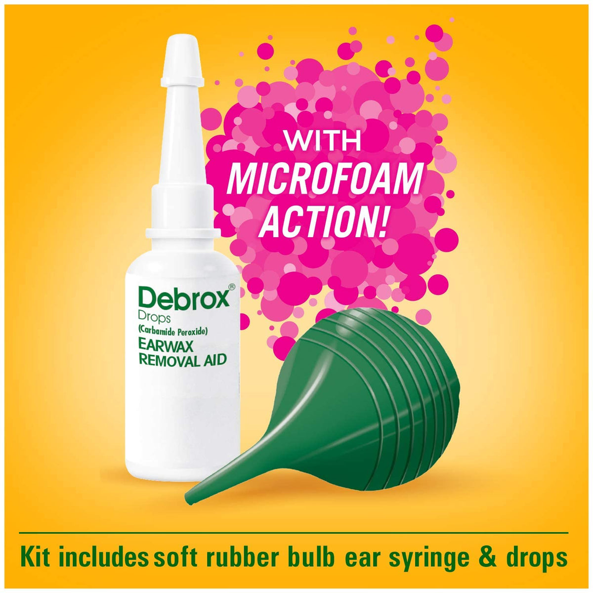 Debrox Earwax Removal Aid Kit 15ml,042037104795,