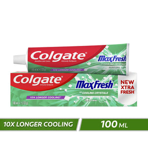 Colgate Max Fresh Cooling Crystals Clean Mint Anticavity Toothpaste 100ml