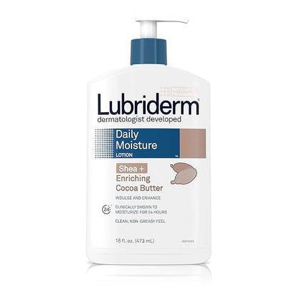 Lubriderm Daily Moisture Shea + Enriching Cocoa Butter Body Lotion 473ml