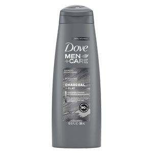 Dove Men +Care Charcoal + Clay Purifying Shampoo 355ml,079400451866,