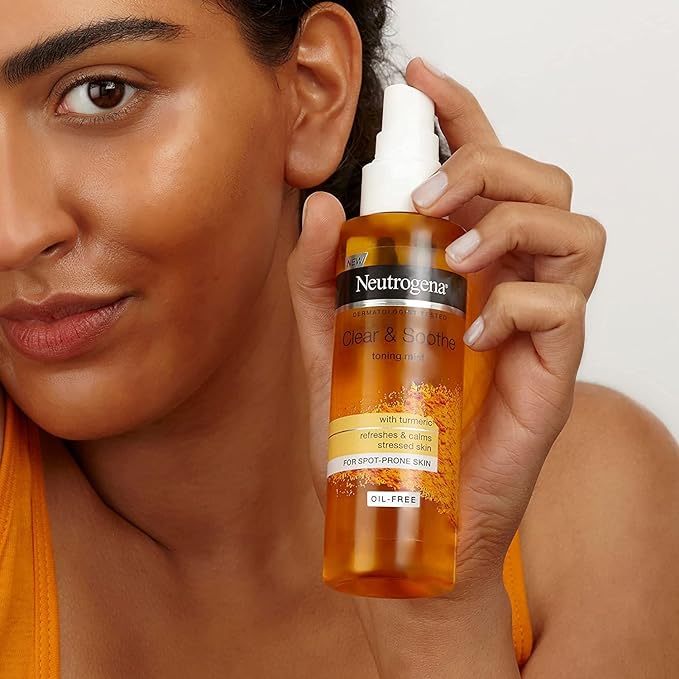 Neutrogena Oil-Free Clear & Soothe Turmeric Toning Mist 125ml,3574661529219