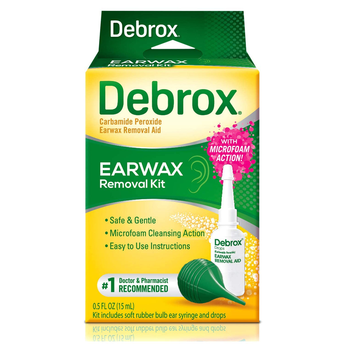 Debrox Earwax Removal Aid Kit 15ml,042037104795,