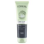 L'Oreal Paris Skin Expert Pure Clay Charcoal Detox Wash 150ml,3600523430932,