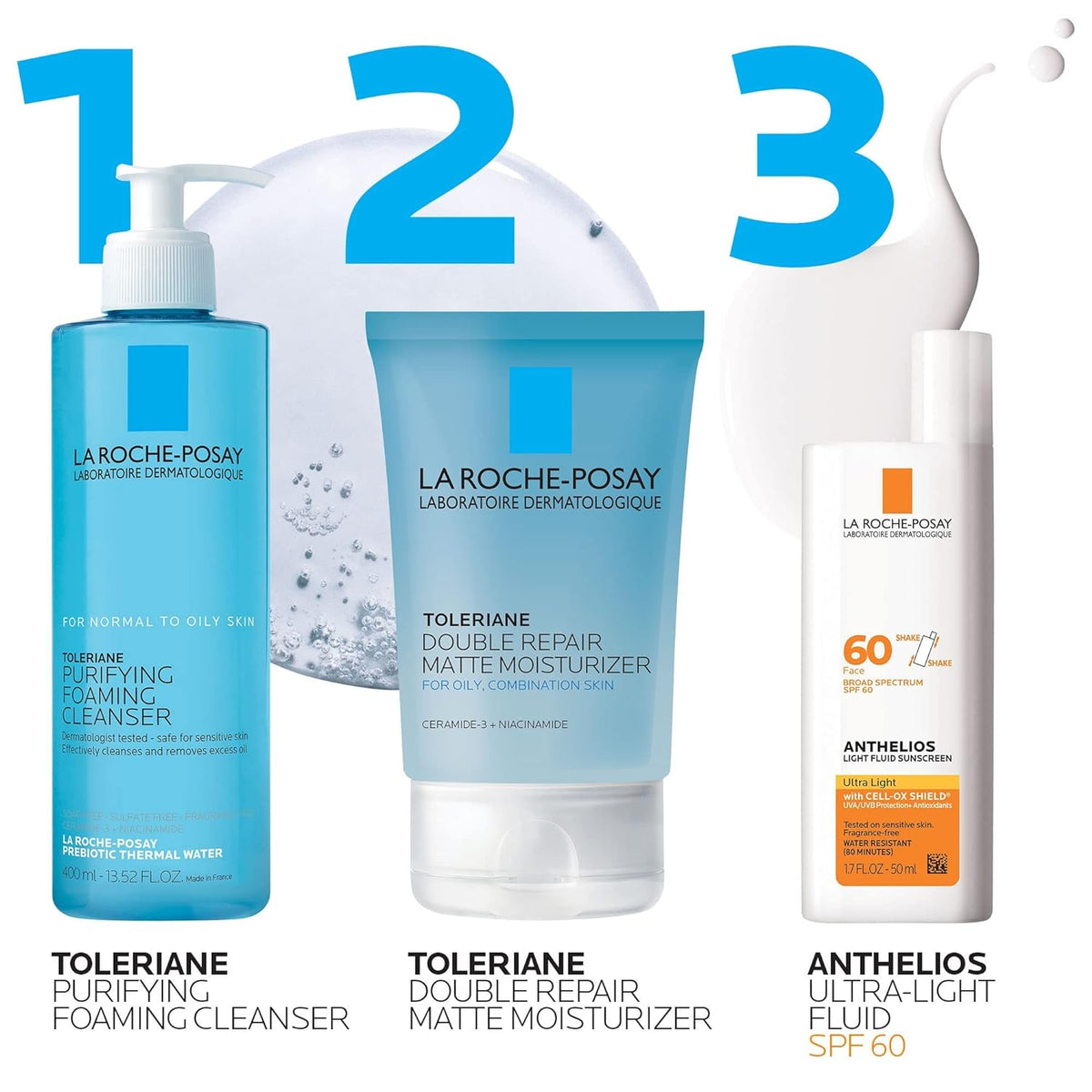 La Roche-Posay Anthelios SPF 60 Ultra Light Fluid Sunscreen 50ml,883140012993