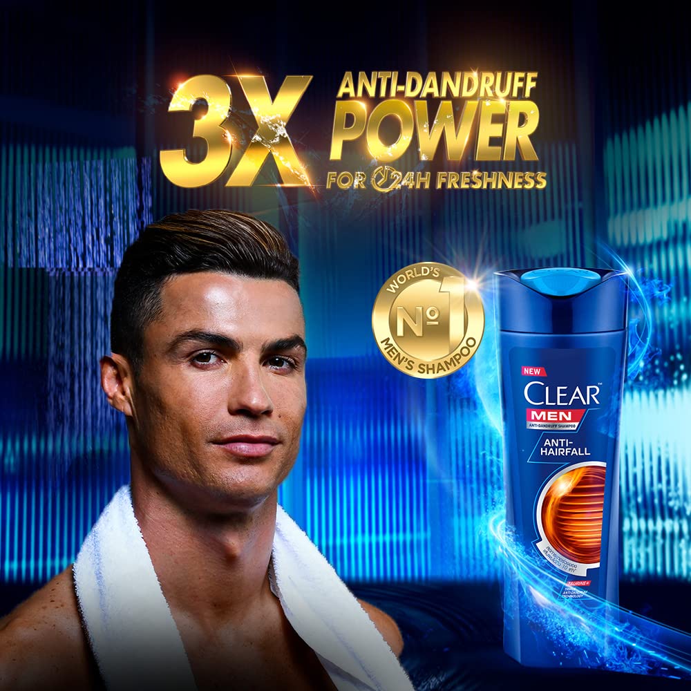 Clear Men Anti-Hairfall Anti-Dandruff Shampoo 320ml,8851932391818,