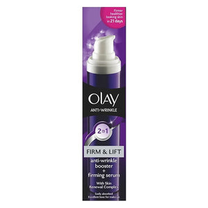 Olay Anti Wrinkle 2-In-1 Firm & Lift Booster + Firming Serum 50ml