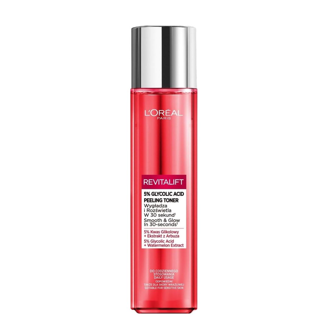 L'Oreal Paris Revitalift 5% Glycolic Acid Peeling Toner 180ml,3600524019686,