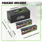 Ovonic High Discharge 7.4V 6200mAh 50C Li-Po Battery (Pack Of 2)