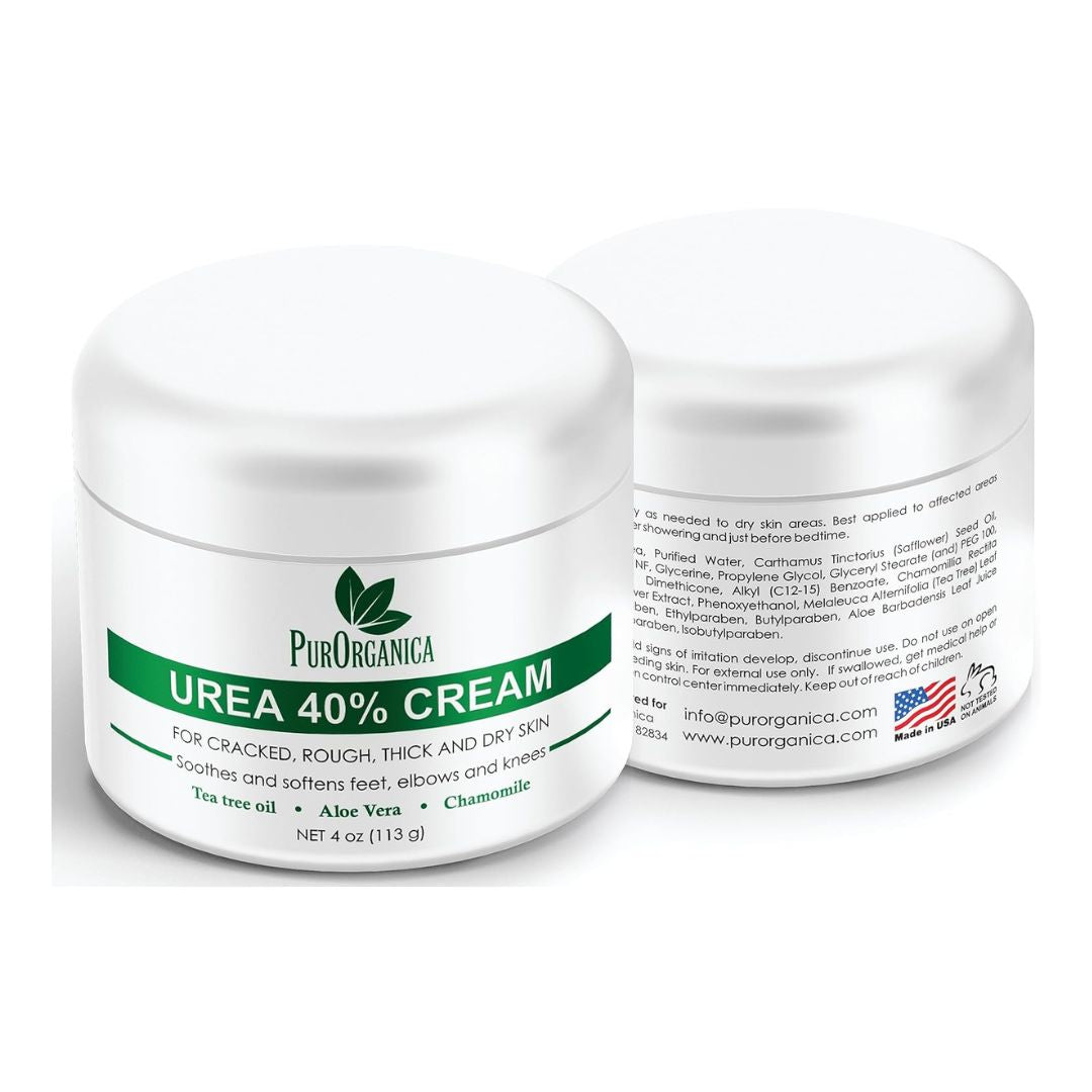 PurOrganica Urea 40% Healing Cream For Feet, Elbows & Knees 113g,867806000302