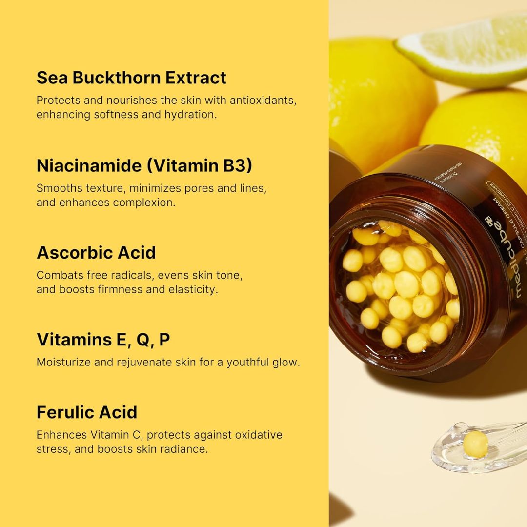 Medicube Deep Vitamin C Niacinamide 5% Capsule Cream 55g,X00481MRA9