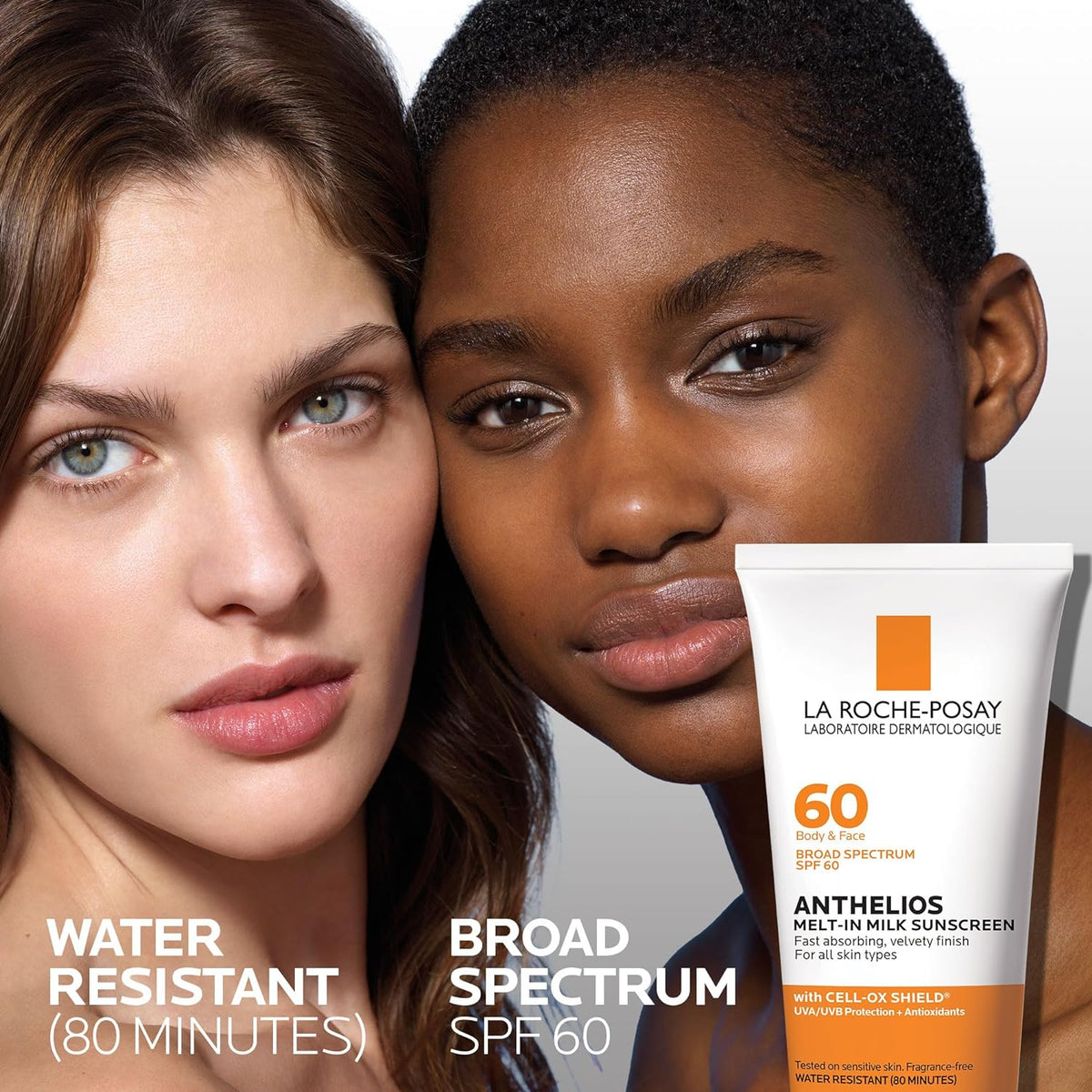 La Roche-Posay Anthelios SPF 60 Melt-In Milk Body & Face Sunscreen 150ml,883140500322