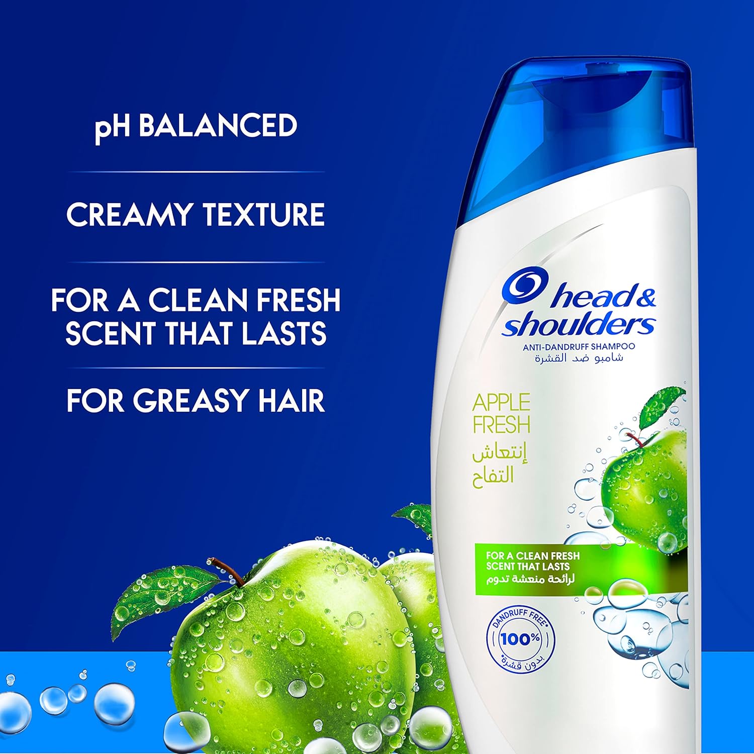 Head & Shoulders Apple Fresh Anti-Dandruff Shampoo 400ml,8001090316196,