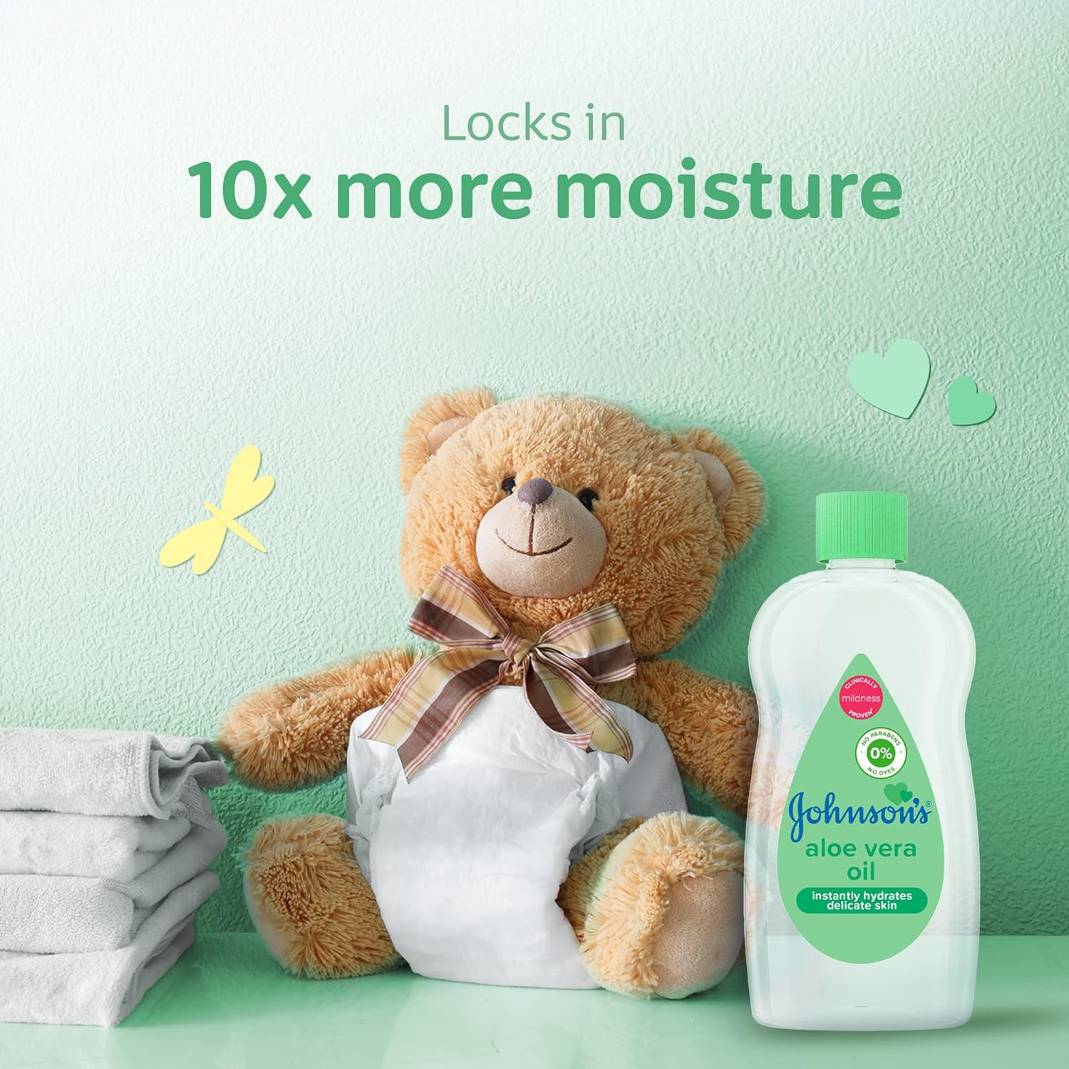 Johnson's Baby Aloe Vera Oil 500ml,8410207175869