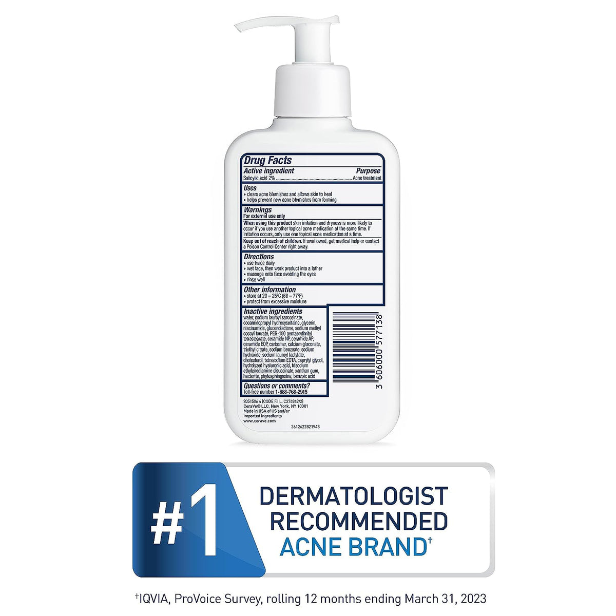 CeraVe Acne Control Cleanser 237ml,3606000577138