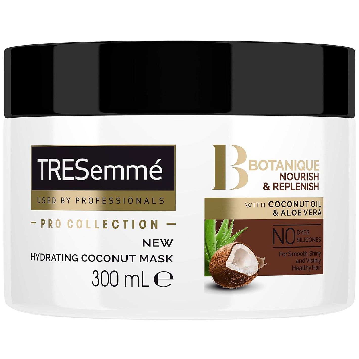 Tresemme Pro Collection Hydrating Coconut Oil & Aloe Vera Hair Mask 300ml,8710447331095
