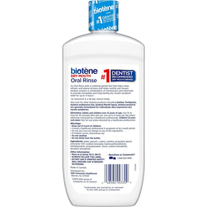 Biotene Dry Mouth Oral Rinse Fresh Mint Mouthwash 473ml