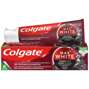 Colgate Max White Activated Charcoal Toothpaste 75ml