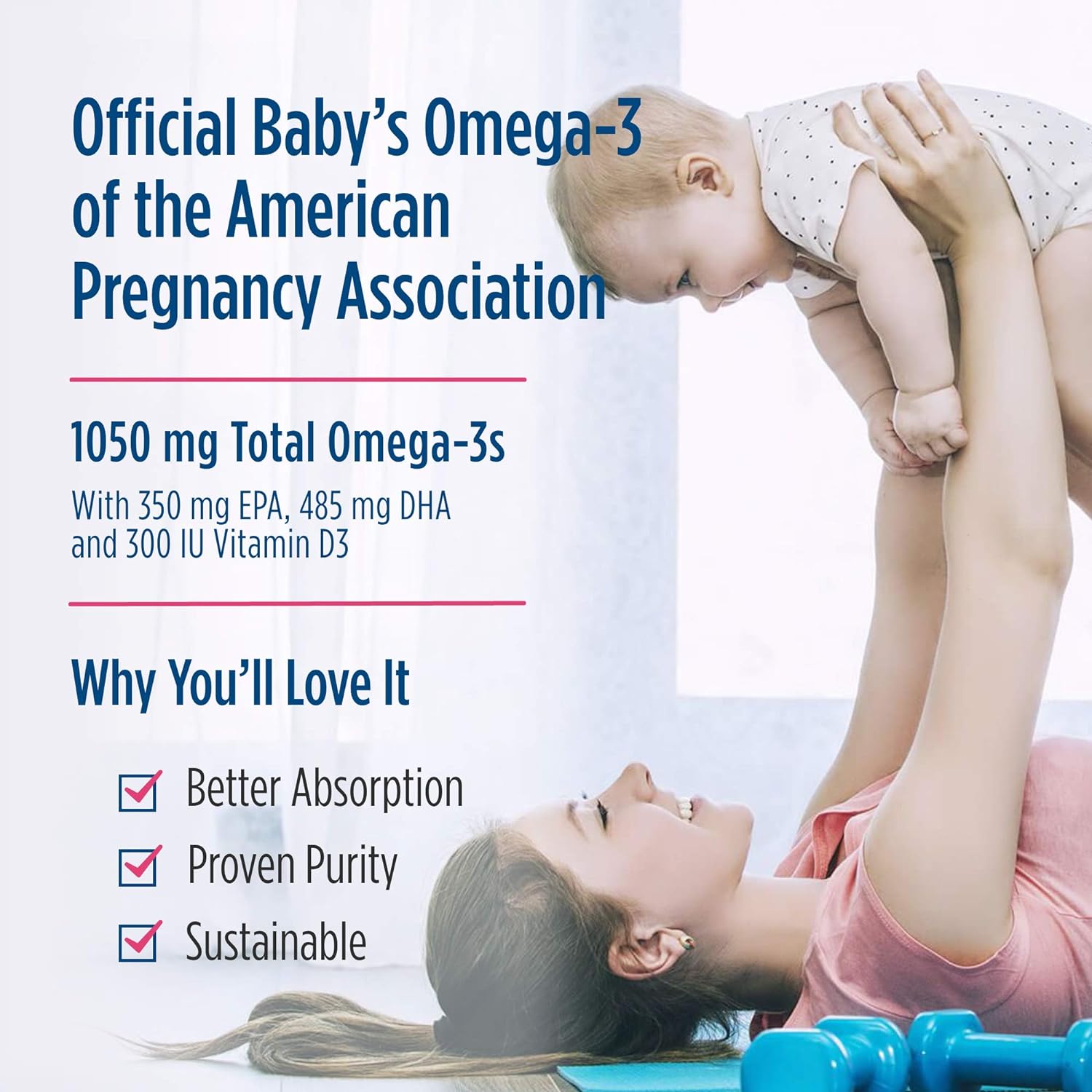 Nordic Naturals Baby's DHA 1050mg Omega-3 Fish Oil Supplement For 0-12 Months 60ml,768990537875