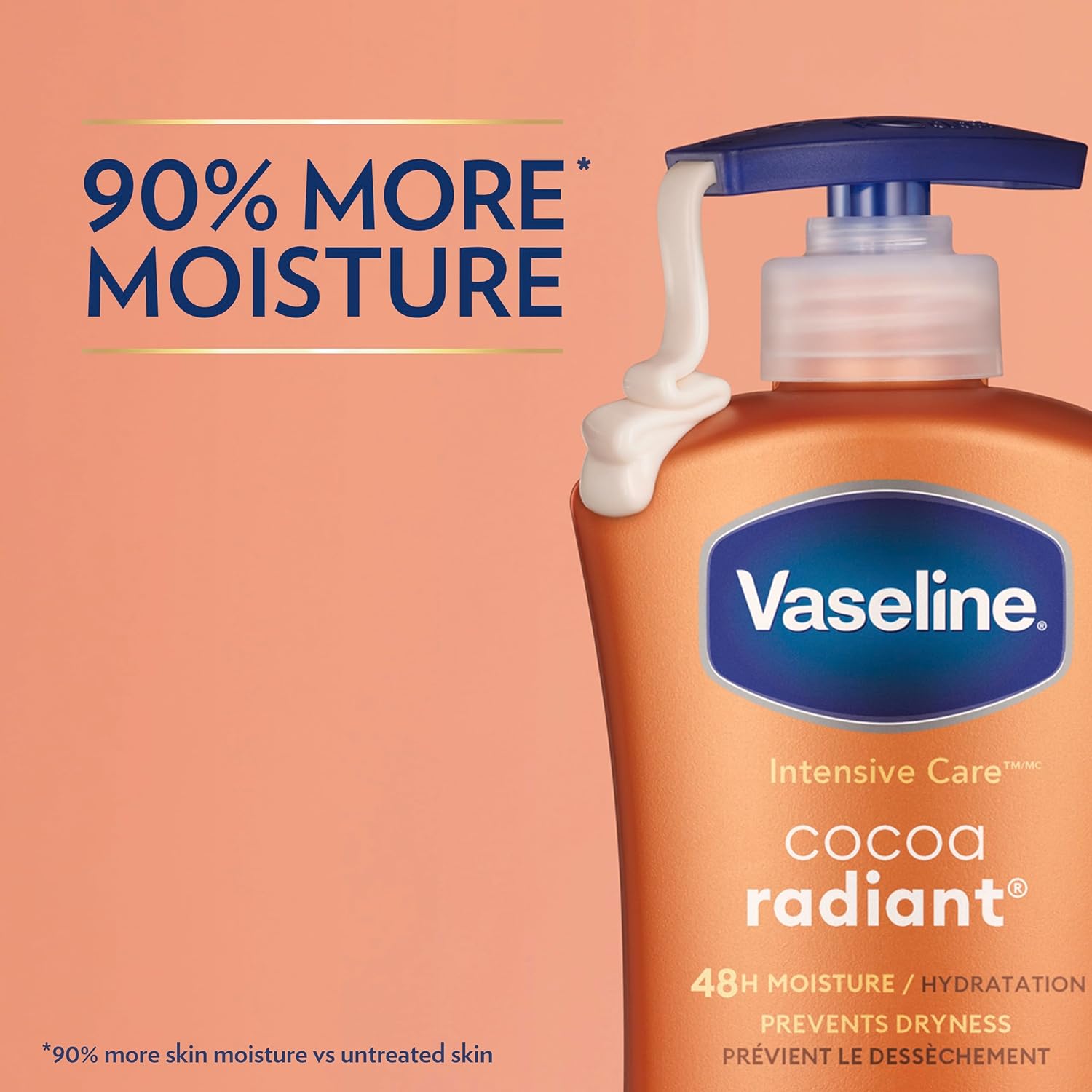 Vaseline Intensive Care Cocoa Radiant Body Lotion 600ml,305210134423