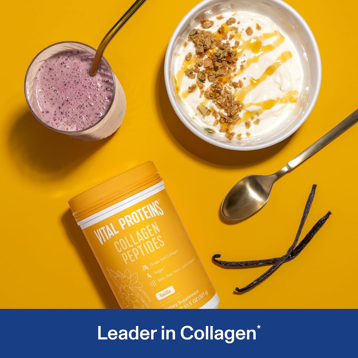 Vital Proteins Collagen Peptides Vanilla Flavor Powder 327g,850026494228