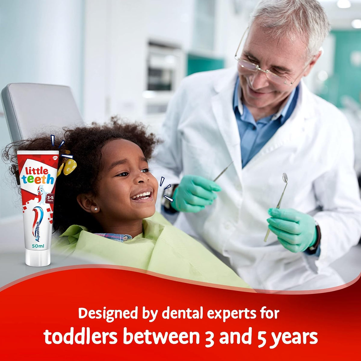 Aquafresh Little Teeth Gentle Mint Toothpaste For Kids 3-5 Years,5000347090943