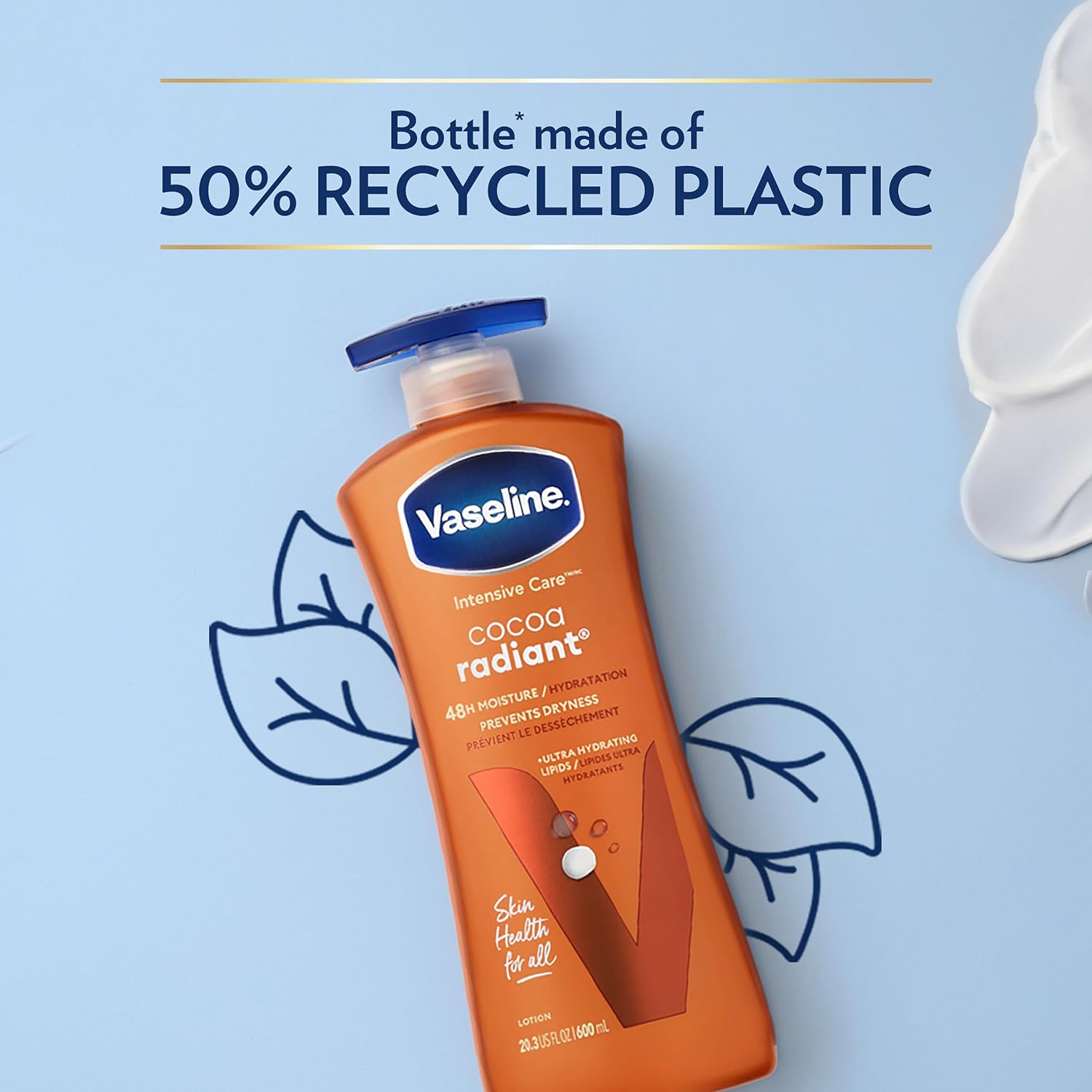 Vaseline Intensive Care Cocoa Radiant Body Lotion 600ml,305210134423