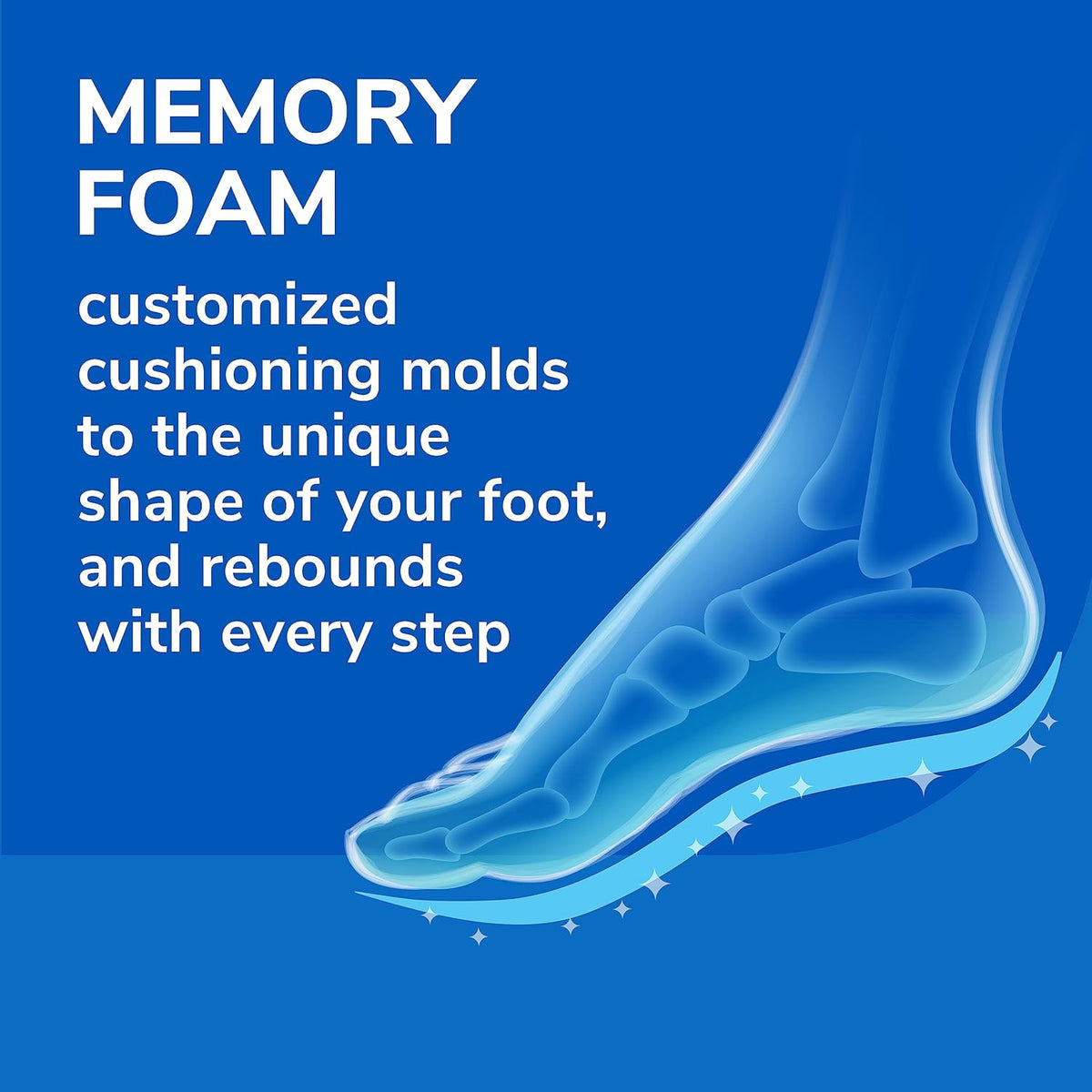 Dr. Scholl's Comfort Air-Pillo Memory Foam Insoles 1 Pair (Men's 7-13/Women's 5-10),888853002200,