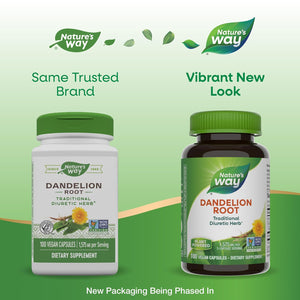 Nature's Way Dandelion Root 100 Veg Capsules