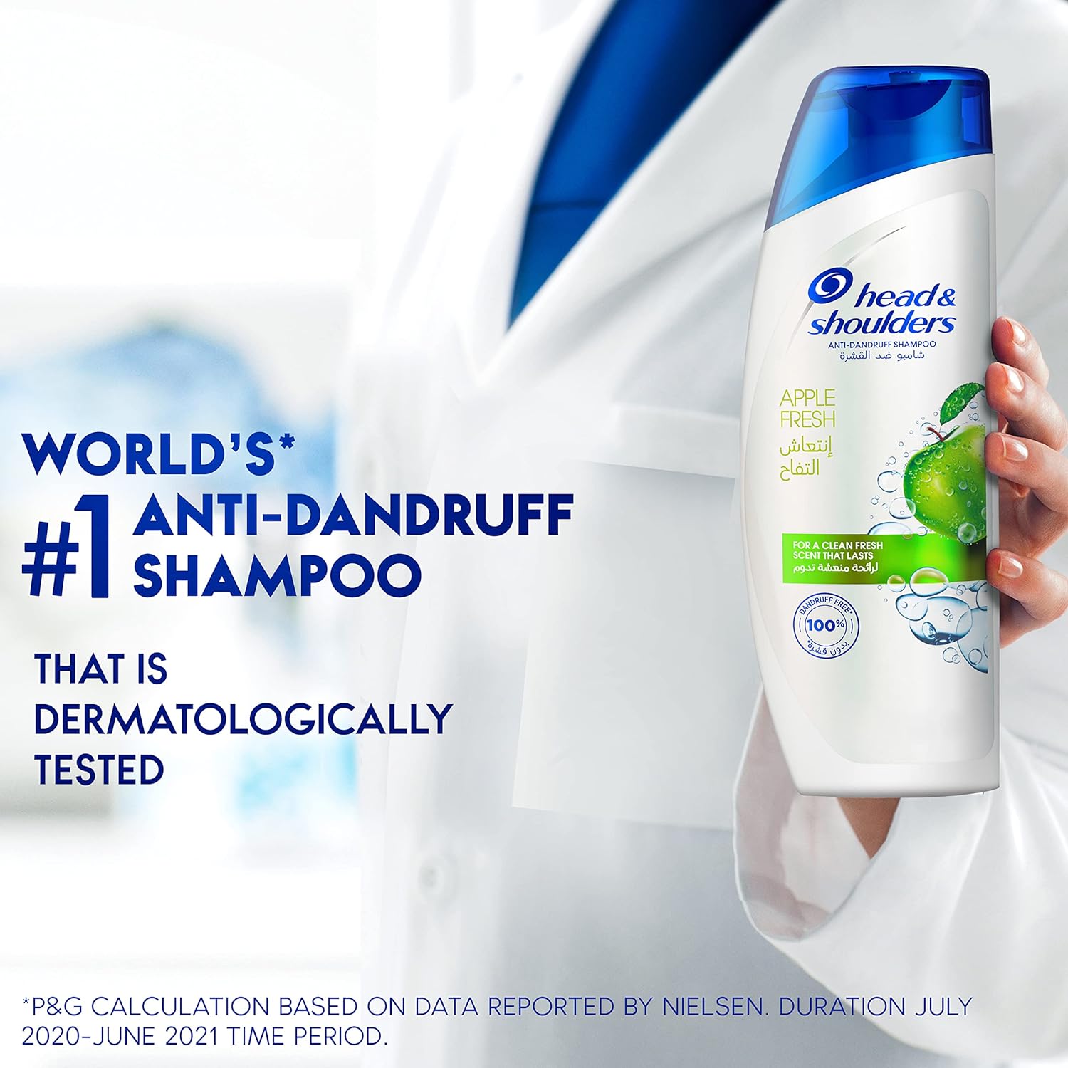 Head & Shoulders Apple Fresh Anti-Dandruff Shampoo 400ml,8001090316196,