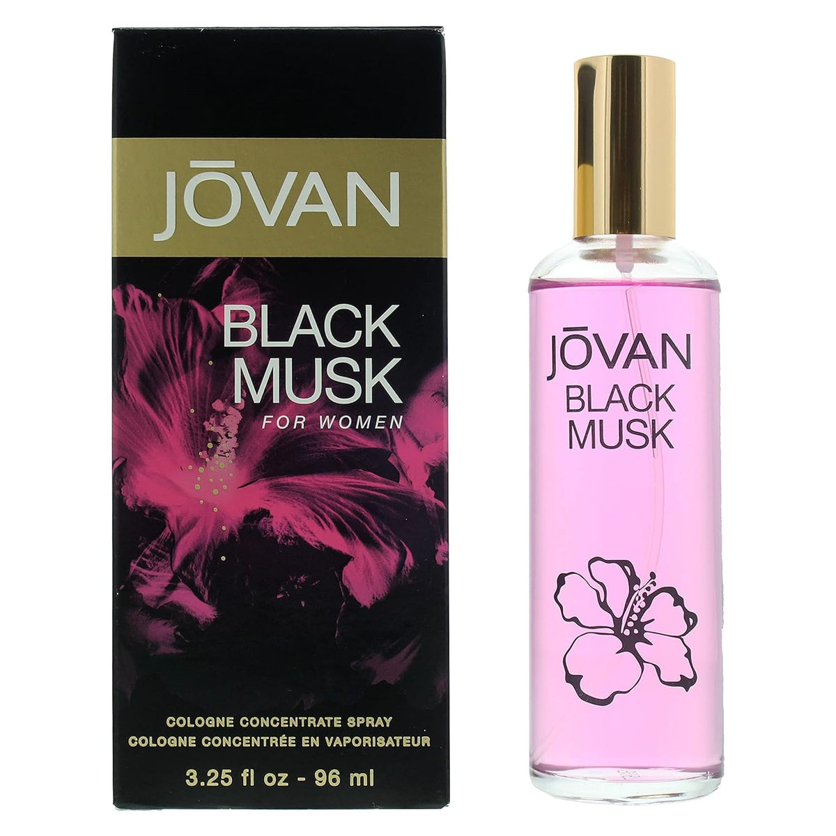 Jovan Black Musk Cologne Spray For Women 96ml,3607341047038,