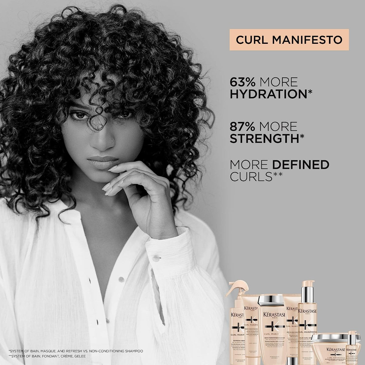Kerastase Curl Manifesto Bain Hydratation Douceur Shampoo 250ml,3474636968688