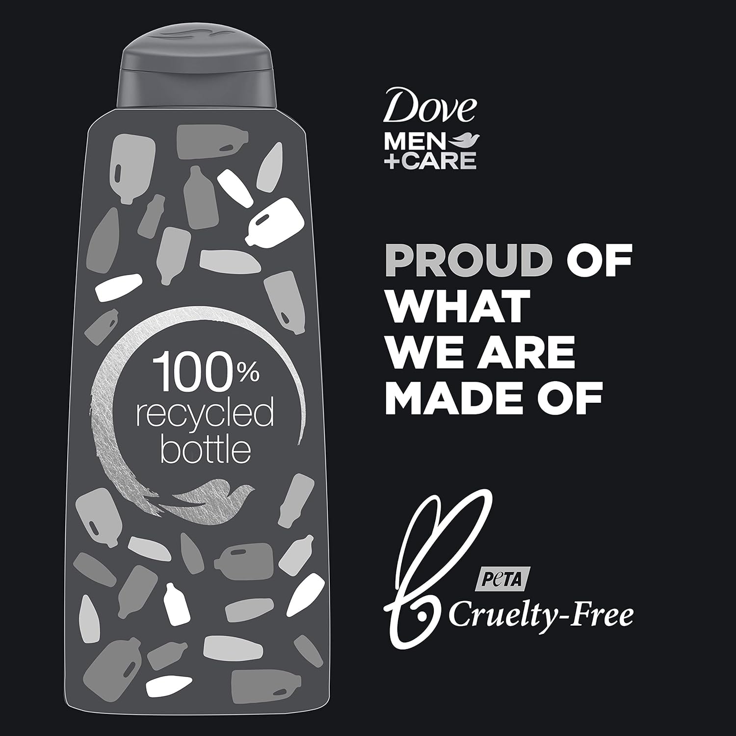 Dove Men +Care Charcoal + Clay Purifying Shampoo 603ml,079400453327,