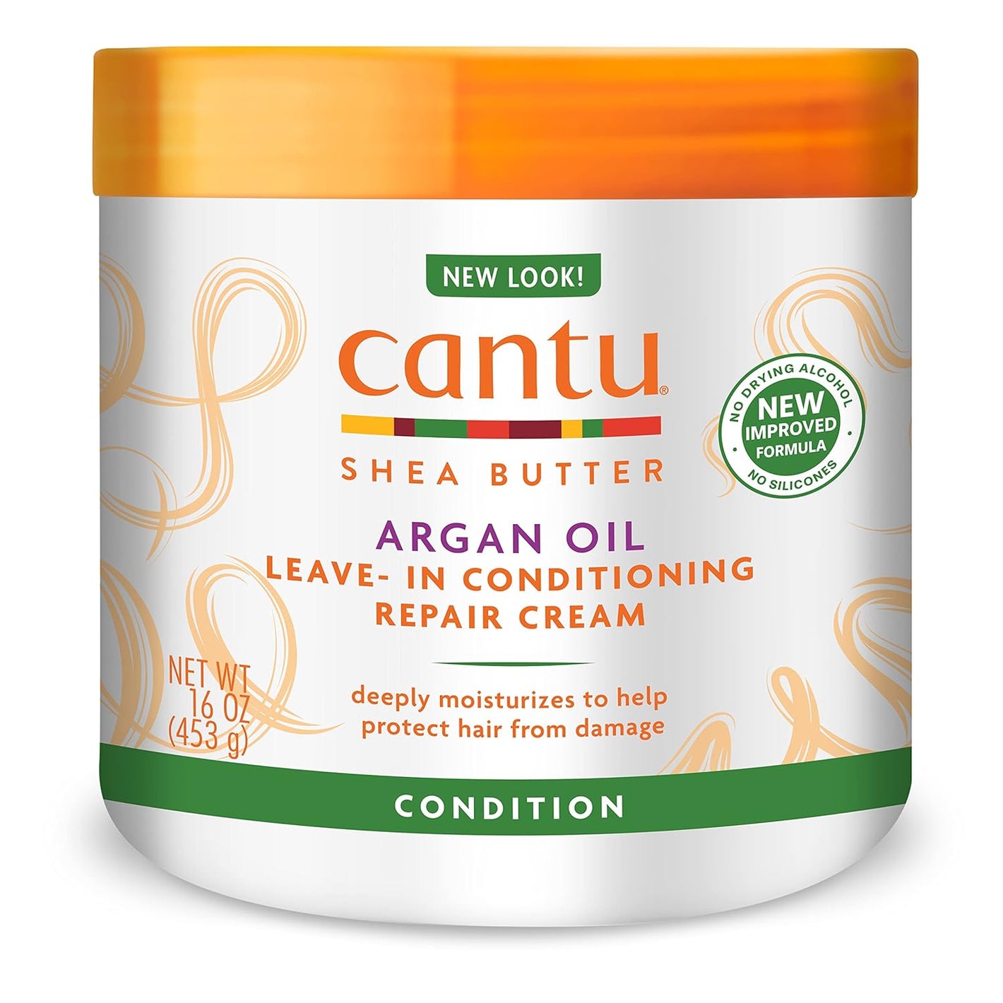 Cantu Shea Butter Argan Oil Leave-In Conditioning Repair Cream 453g,817513015175
