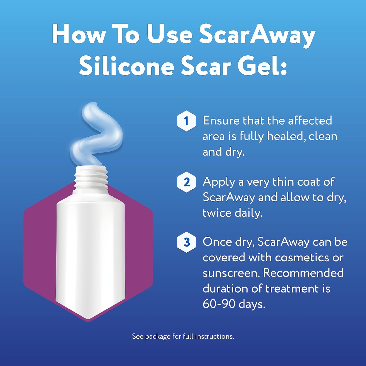 ScarAway Silicone Scar Gel 20g uses