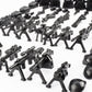 83 Pcs Weapons Pack Military, Toy Soldiers Figures US Army Battle Toy Set, Weapon Battle Building Blocks Compatible With Major Brand, 3 Years Old And Up,