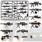 83 Pcs Weapons Pack Military, Toy Soldiers Figures US Army Battle Toy Set, Weapon Battle Building Blocks Compatible With Major Brand, 3 Years Old And Up,