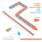 Wacky Tracks Fidget Toys 8 Pack Snap and Click Sensory Toy Set for Kids and Adults Stress Relief ADHD