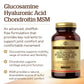 Solgar Extra Strength Glucosamine Hyaluronic Acid Chondroitin MSM 60 Tablets