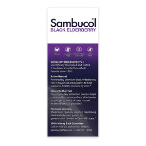 Sambucol Black Elderberry Advanced Immune Support + Vitamin C Syrup For Kids 2+ Years 120ml