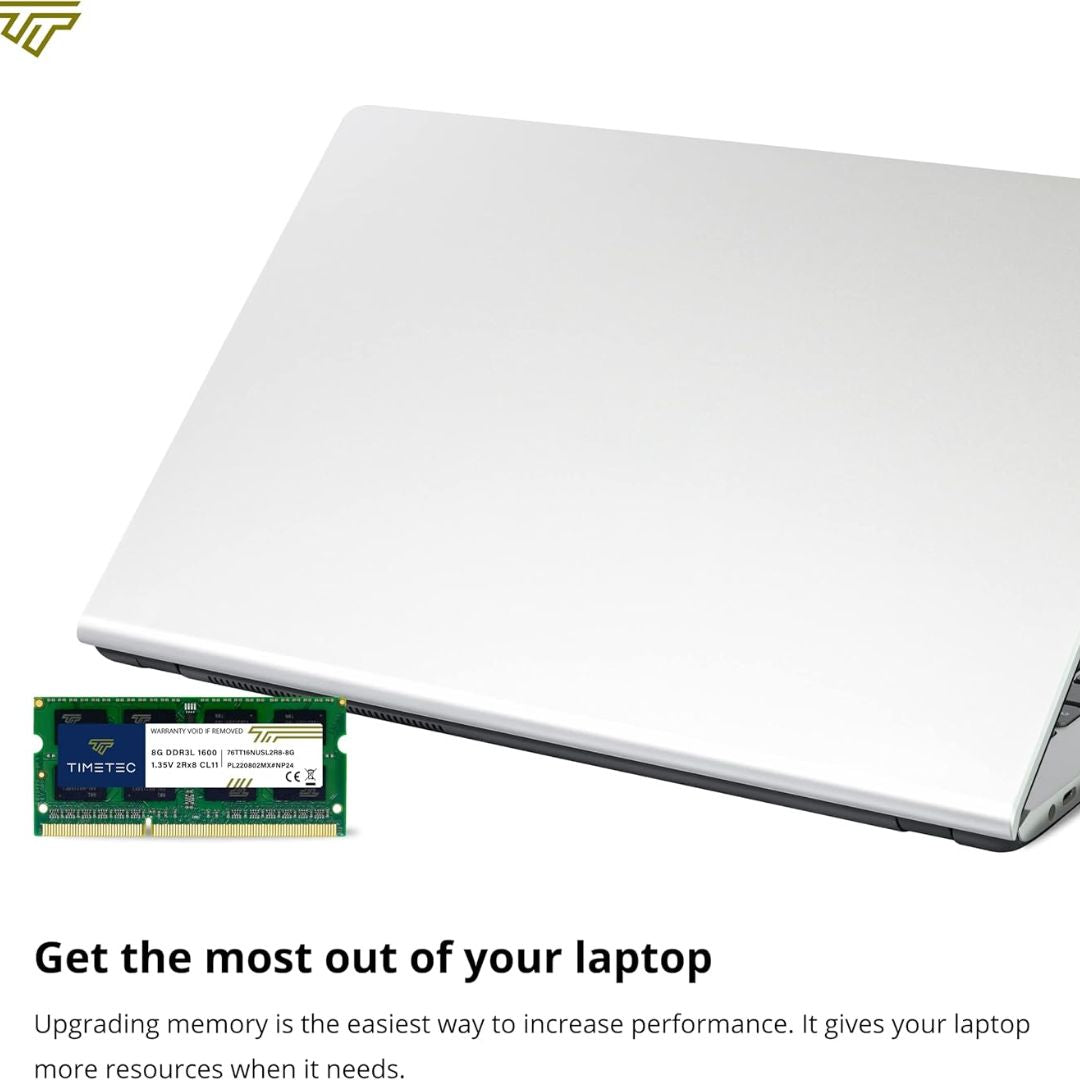 Timetec Premium Memory Laptop Notebook 8GB DDR3L 1600 RAM Kit (Pack Of 2),X000U4ZY1H,