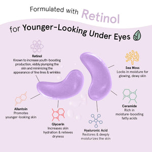 Grace & Stella Restoring Purple Under Eye Masks 24 Pairs 6g Each