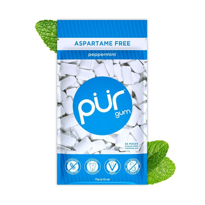 PUR Gum Chewing Gums 55 Count 77g