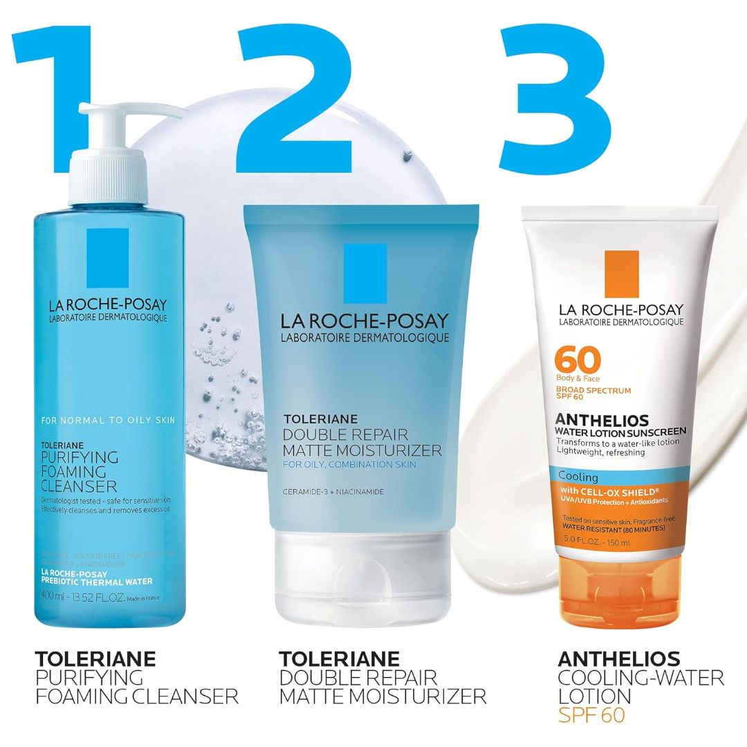 La Roche-Posay Anthelios SPF 60 Cooling Water Lotion Body & Face Sunscreen 150ml