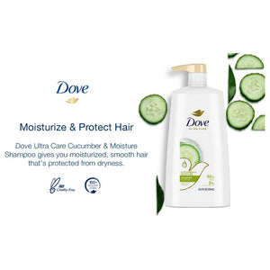Dove Nourishing Secrets Cucumber & Green Tea Cool Moisture Shampoo 603ml,079400206800,