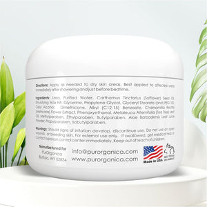 PurOrganica Urea 40% Healing Cream For Feet, Elbows & Knees 113g,867806000302