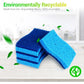 Aidea Non-Scratch Scrub Sponge, 24 Count, Sponges for Dishes & Kitchen Cleaning, Cleans Fast Without Scratching, Stands Up to Stuck-On Grime