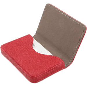 AI-DEE RFID Blocking Wallet - Minimalist Leather Business Credit Card Holder - Red2,