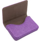 AI-DEE RFID Blocking Wallet - Minimalist Leather Business Credit Card Holder - Purple2,