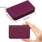 AI-DEE RFID Blocking Wallet - Minimalist Leather Business Credit Card Holder (PW-Wine Red),